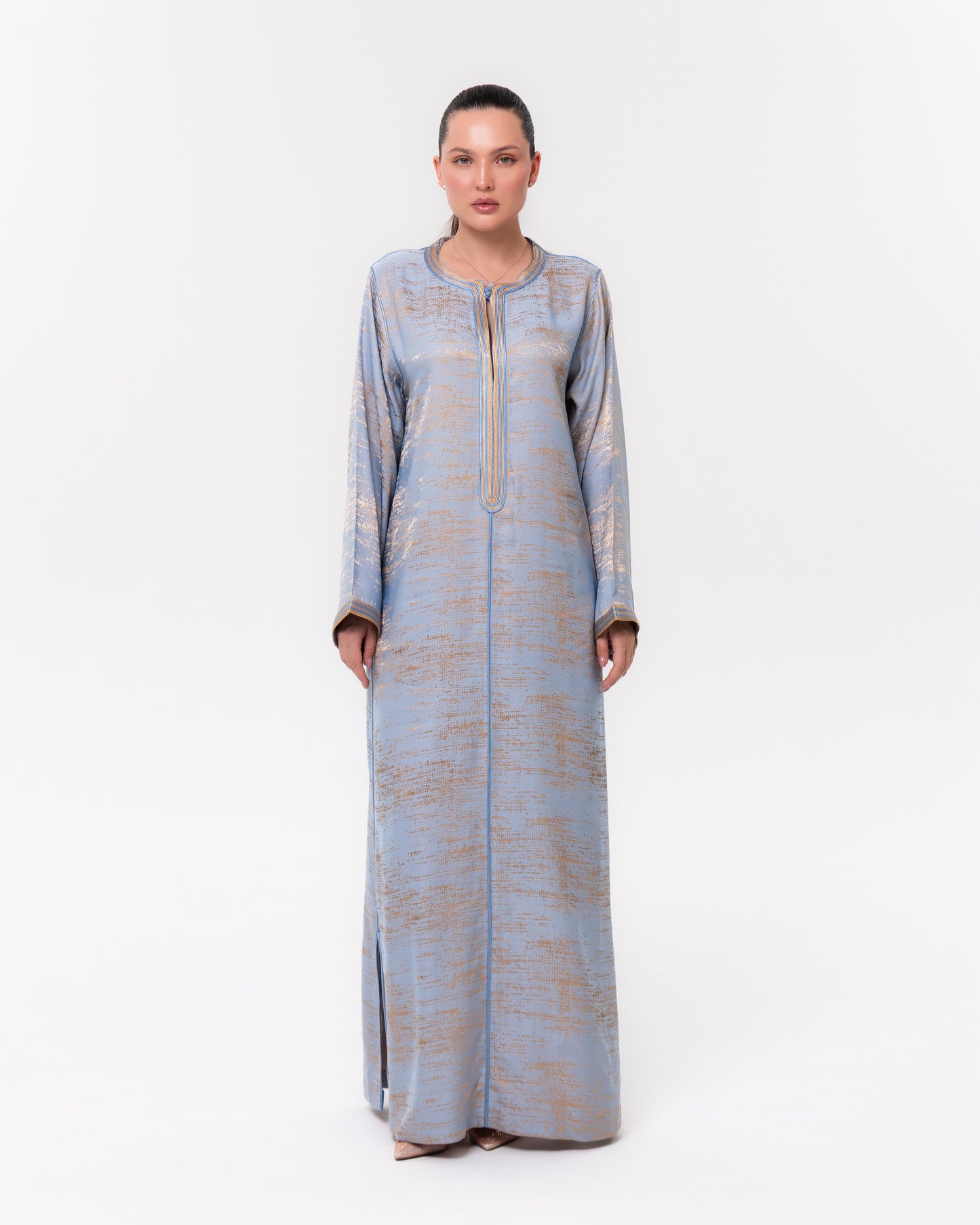 Blue & Gold Caftan