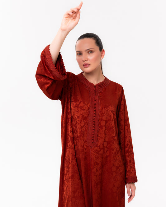 Maroon Caftan