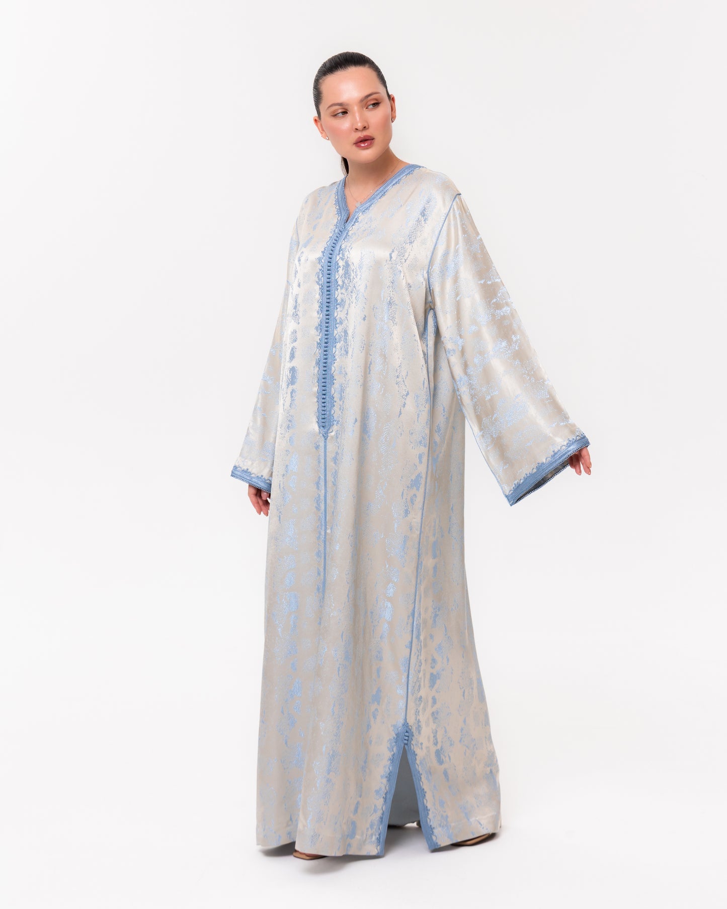 Silver & Blue Caftan