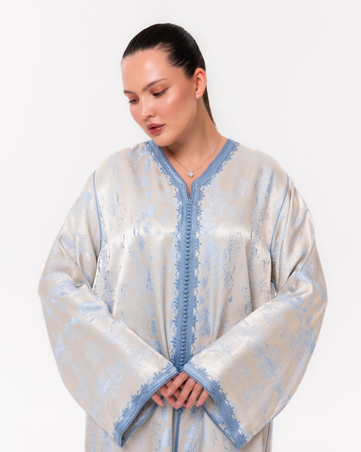 Silver & Blue Caftan